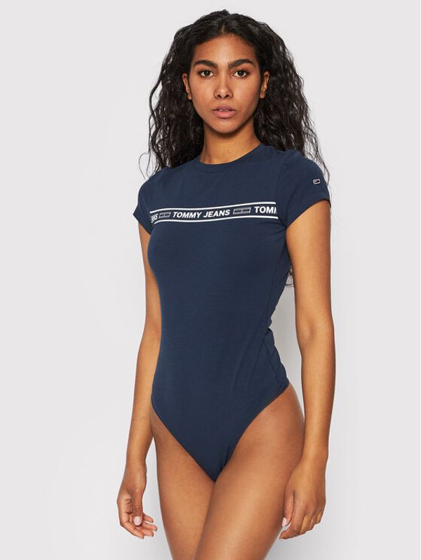 Tommy Jeans Tommy Jeans Боди DW0DW12605 Тъмносин Regular Fit