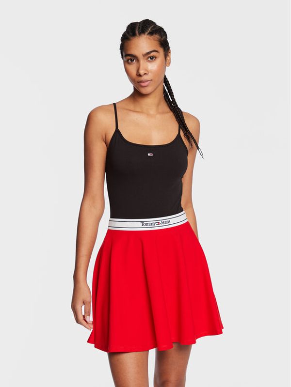 Tommy Jeans Tommy Jeans Боди Essential DW0DW14882 Черен Slim Fit