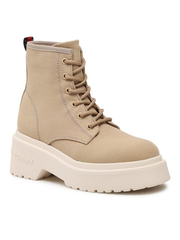 Tommy Jeans Tommy Jeans Боти Lace Up Festiv Boots EN0EN02133 Кафяв