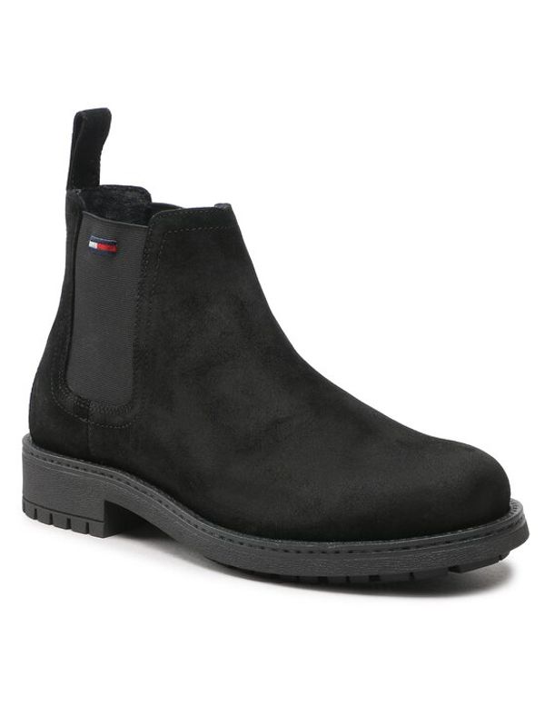 Tommy Jeans Tommy Jeans Боти тип челси Classic Tommy Jeans Chelsea Boot EM0EM01056 Черен