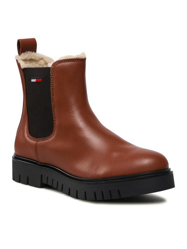 Tommy Jeans Tommy Jeans Боти тип челси Warmlined Chelsea Boot EN0EN01991 Кафяв