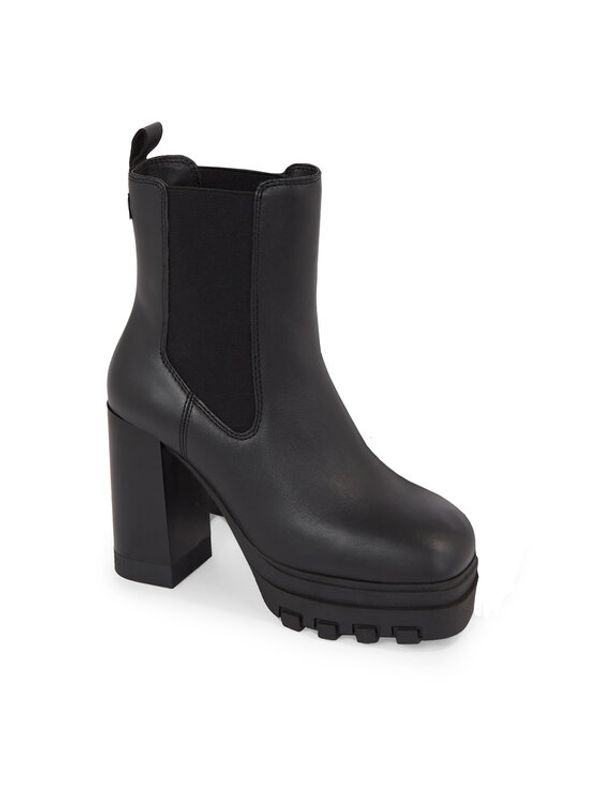 Tommy Jeans Tommy Jeans Боти Tjw High Heel Chelsea EN0EN02306 Черен