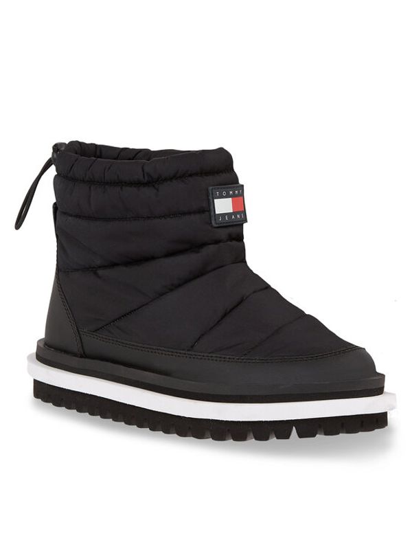 Tommy Jeans Tommy Jeans Боти Tjw Padded Flat Boot EN0EN02292 Черен