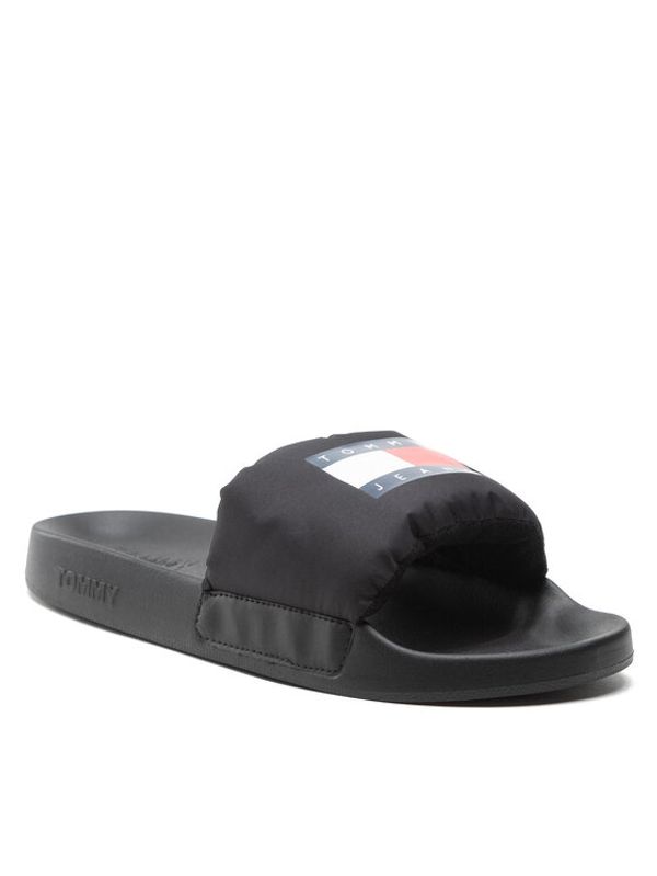 Tommy Jeans Tommy Jeans Чехли Padded Tommy Jeans Pool Slide EM0EM01041 Черен