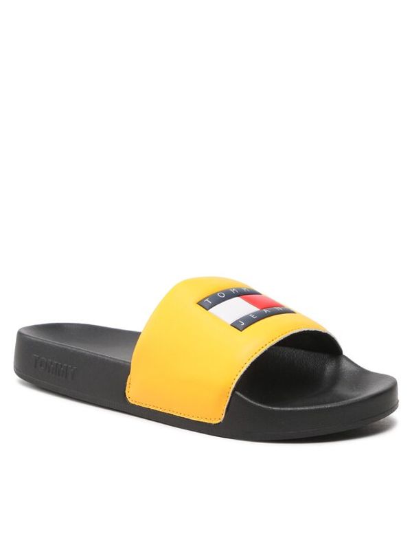 Tommy Jeans Tommy Jeans Чехли Pool Slide EN0EN02063 Жълт