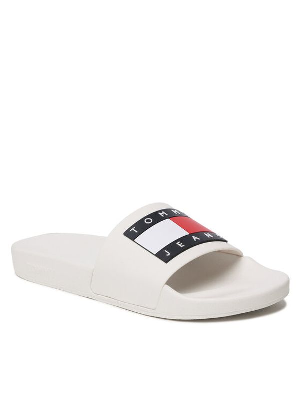 Tommy Jeans Tommy Jeans Чехли Pool Slide Ess EM0EM01191 Бял