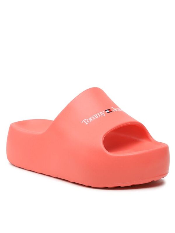 Tommy Jeans Tommy Jeans Чехли Tjw Chunky Flatform Pool Slide EN0EN02438 Коралов
