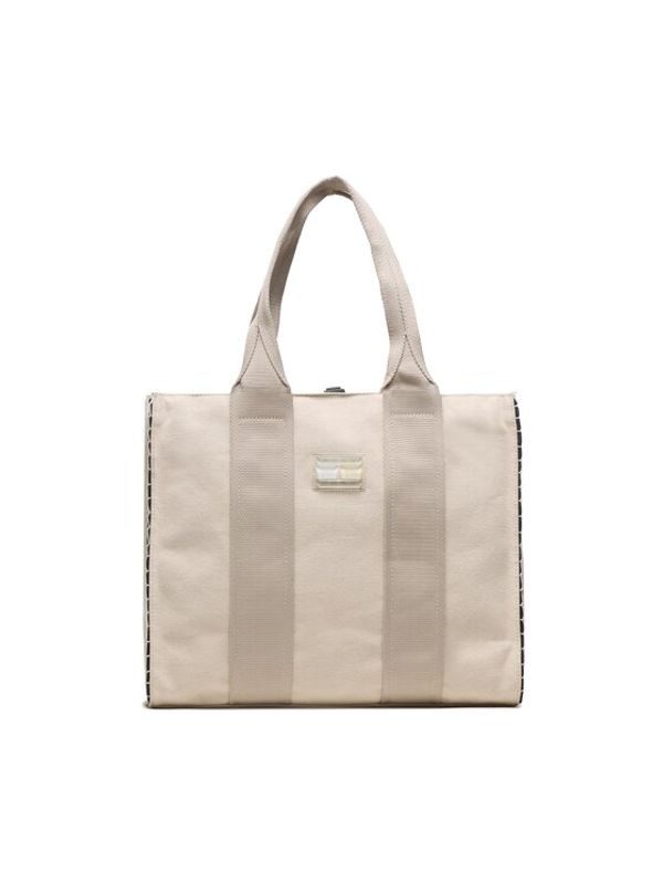 Tommy Jeans Tommy Jeans Дамска чанта Tjm Summer Vacation Tote Denim AW0AW14969 Екрю