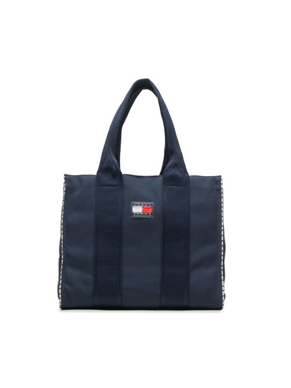 Tommy Jeans Tommy Jeans Дамска чанта Tjm Summer Vacation Tote Denim AW0AW14969 Тъмносин