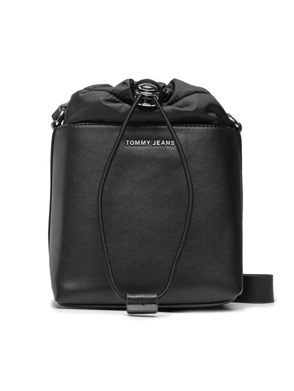 Tommy Jeans Tommy Jeans Дамска чанта Tjw Academia Bucket Bag AW0AW12545 Черен