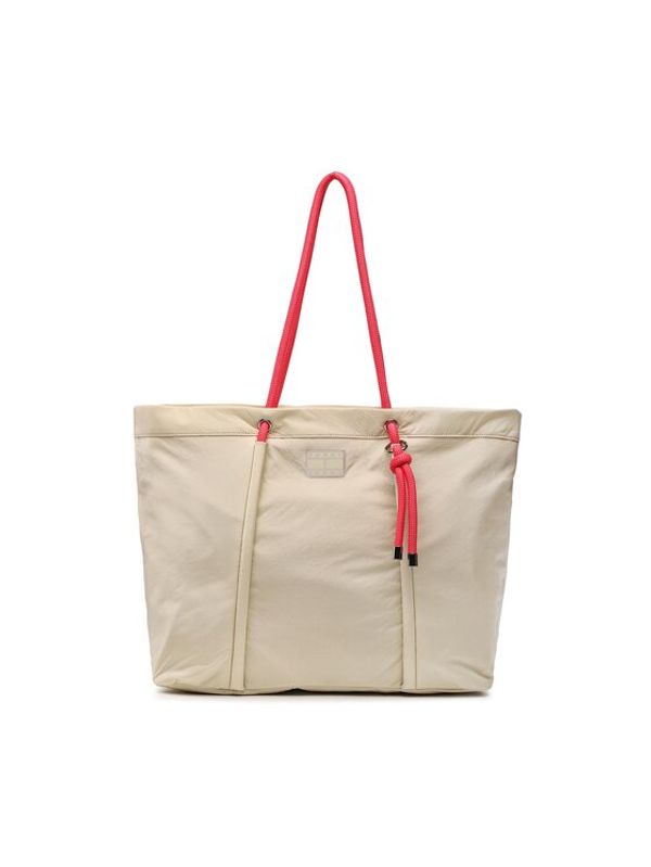Tommy Jeans Tommy Jeans Дамска чанта Tjw Beach Summer Tote AW0AW14583 Бежов