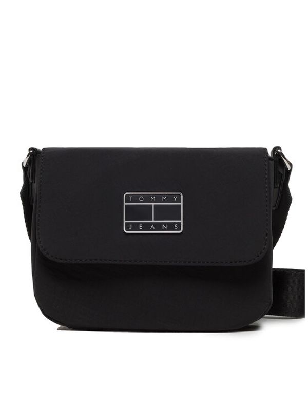 Tommy Jeans Tommy Jeans Дамска чанта Tjw Casual Flap Crossover AW0AW12496 Черен