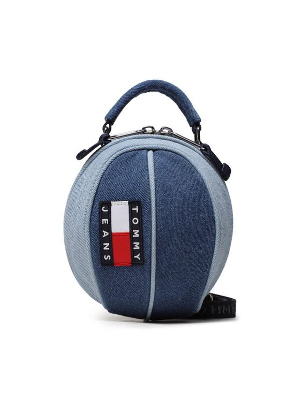 Tommy Jeans Tommy Jeans Дамска чанта Tjw Heritage Ball Cross Denim AW0AW14571 Син