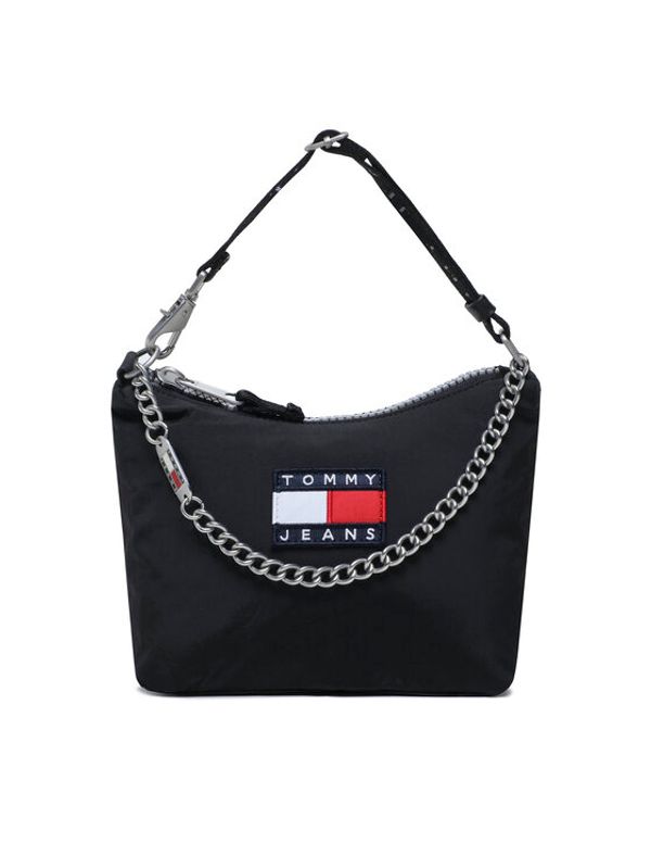 Tommy Jeans Tommy Jeans Дамска чанта Tjw Heritage Shoulder Bag AW0AW14112 Черен