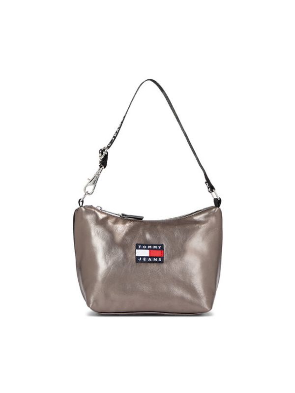 Tommy Jeans Tommy Jeans Дамска чанта Tjw Heritage Shoulder Bag Metal AW0AW15436 Сив