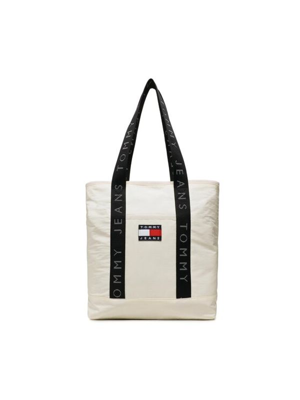 Tommy Jeans Tommy Jeans Дамска чанта Tjw Heritage Tote AW0AW14114 Бял