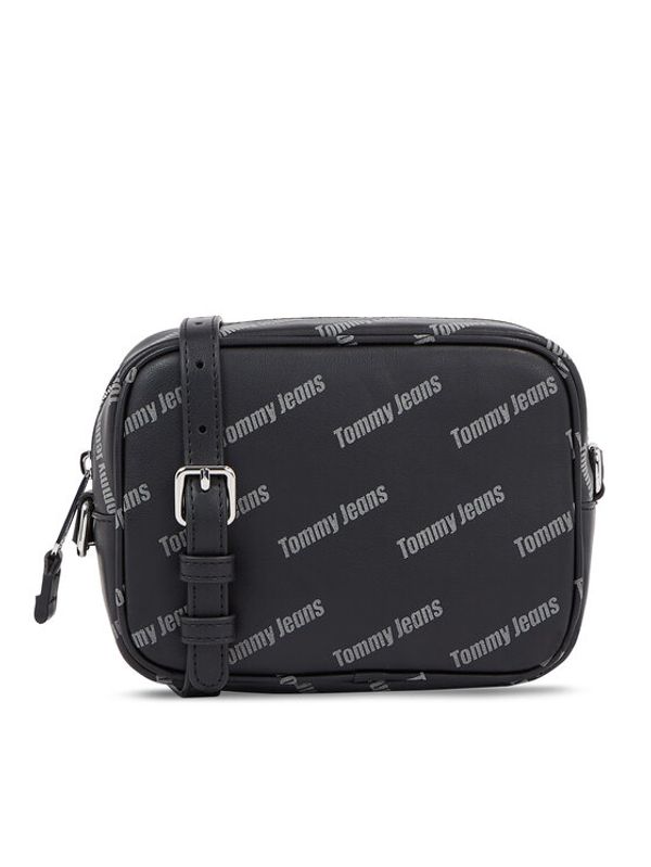 Tommy Jeans Tommy Jeans Дамска чанта Tjw Must Camera Bag Aov Print AW0AW15645 Черен
