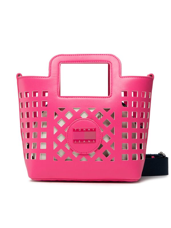 Tommy Jeans Tommy Jeans Дамска чанта Tjw Retro Basket AW0AW12416 Розов