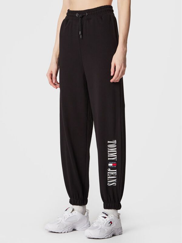 Tommy Jeans Tommy Jeans Долнище анцуг Archive DW0DW14994 Черен Relaxed Fit