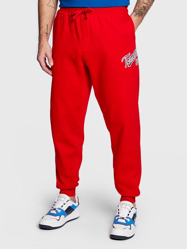 Tommy Jeans Tommy Jeans Долнище анцуг College DM0DM15807 Червен Relaxed Fit