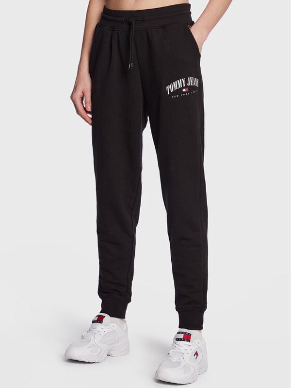 Tommy Jeans Tommy Jeans Долнище анцуг Lala DW0DW15057 Черен Slim Fit