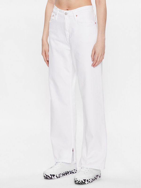 Tommy Jeans Tommy Jeans Дънки Betsy DW0DW15520 Бял Loose Fit