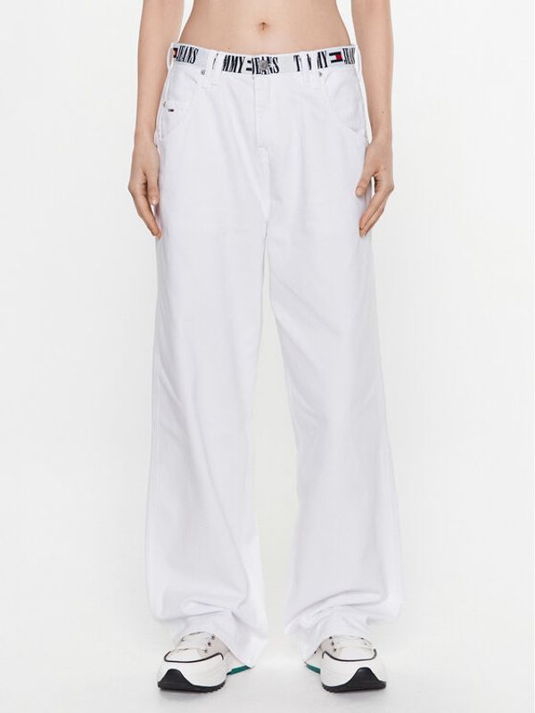 Tommy Jeans Tommy Jeans Дънки Daisy DW0DW15532 Бял Baggy Fit