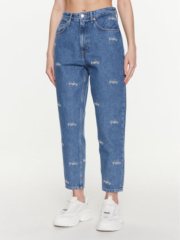 Tommy Jeans Tommy Jeans Дънки Mom Ultra High DW0DW15538 Син Tapered Fit