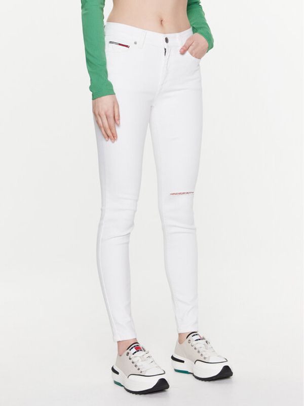 Tommy Jeans Tommy Jeans Дънки Nora DW0DW15486 Бял Skinny Fit