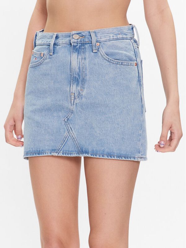 Tommy Jeans Tommy Jeans Дънкова пола Izzie DW0DW15628 Син Regular Fit