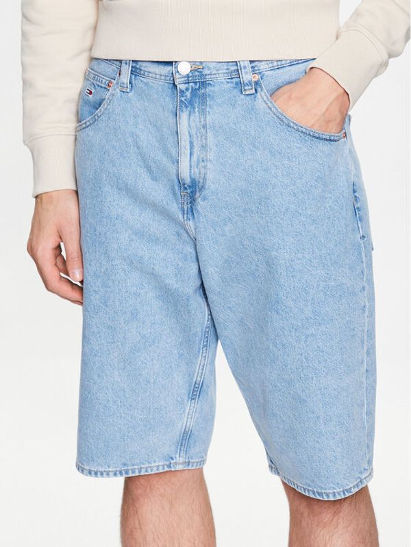 Tommy Jeans Tommy Jeans Дънкови шорти Aiden DM0DM16156 Син Baggy Fit