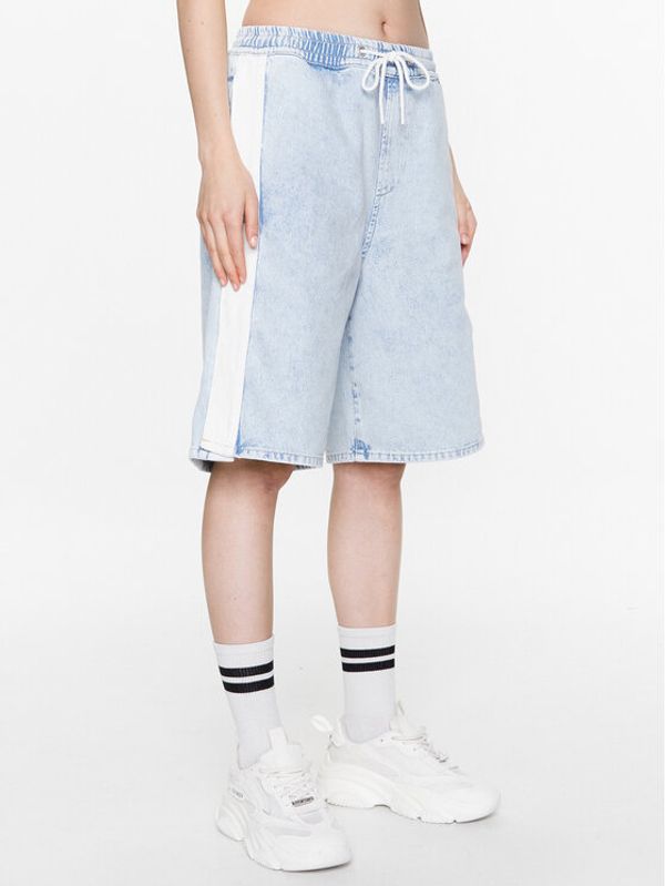 Tommy Jeans Tommy Jeans Дънкови шорти Daisy DW0DW15610 Син Baggy Fit