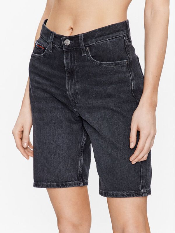 Tommy Jeans Tommy Jeans Дънкови шорти Harper DW0DW15594 Черен Regular Fit