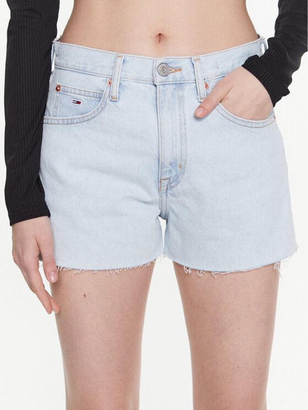 Tommy Jeans Tommy Jeans Дънкови шорти Hotpant DW0DW15593 Син Regular Fit