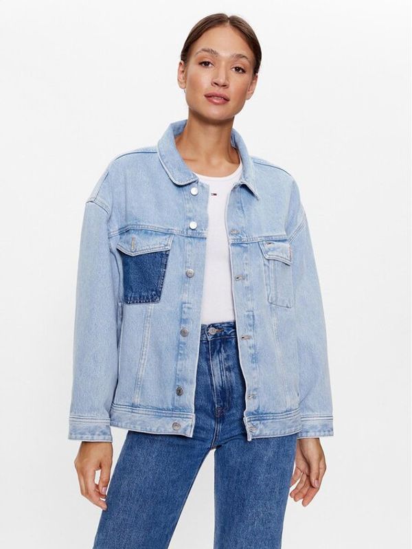 Tommy Jeans Tommy Jeans Дънково яке Daisy DW0DW16086 Син Oversize