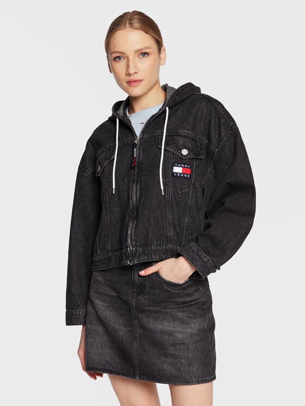 Tommy Jeans Tommy Jeans Дънково яке DW0DW14803 Черен Oversize
