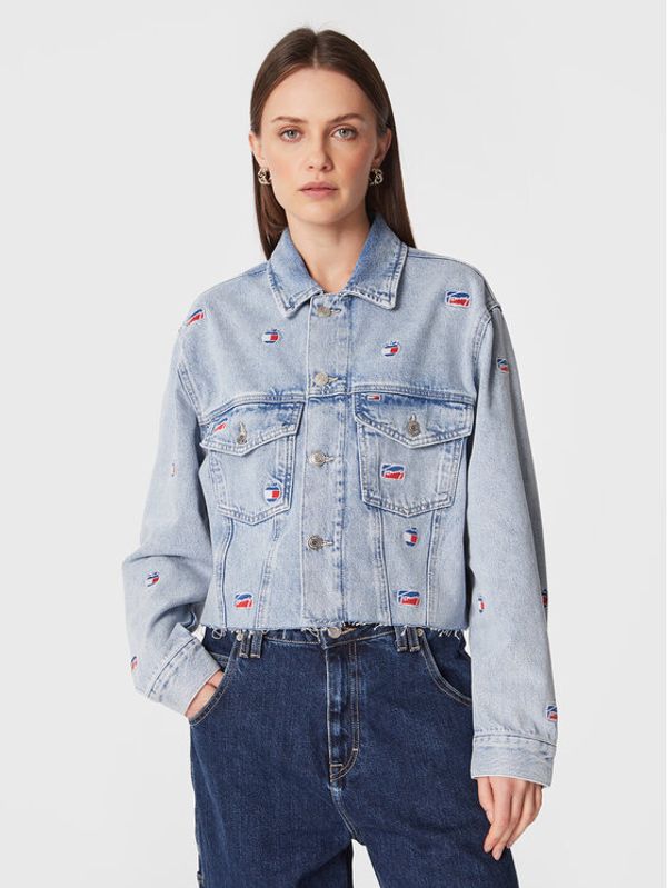 Tommy Jeans Tommy Jeans Дънково яке DW0DW14844 Син Regular Fit