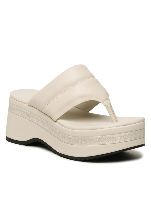 Tommy Jeans Tommy Jeans Джапанки Sandal Padded EN0EN02075 Бежов