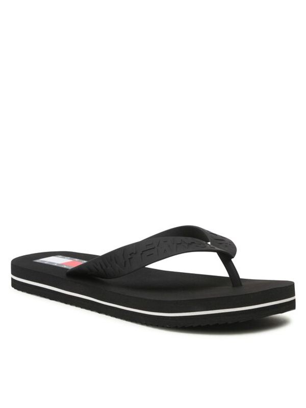Tommy Jeans Tommy Jeans Джапанки Tjw Flag Eva Beach Sandal EN0EN02194 Черен