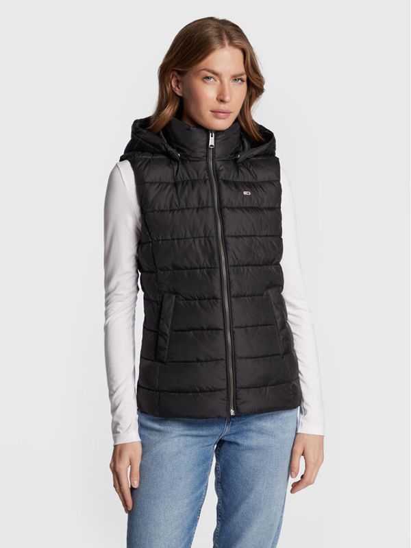 Tommy Jeans Tommy Jeans Елек Tjw Basic DW0DW13742 Черен Regular Fit