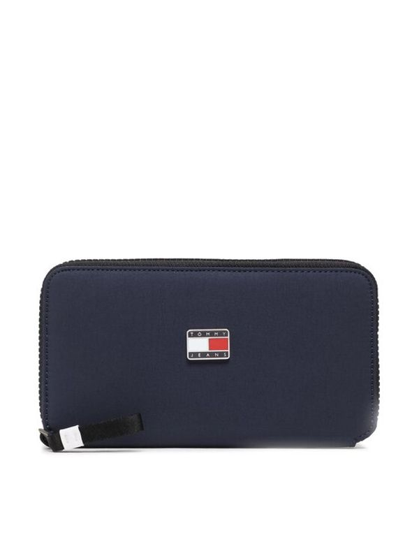 Tommy Jeans Tommy Jeans Голям дамски портфейл Tjw Hype Conscious Large Za AW0AW14098 Тъмносин