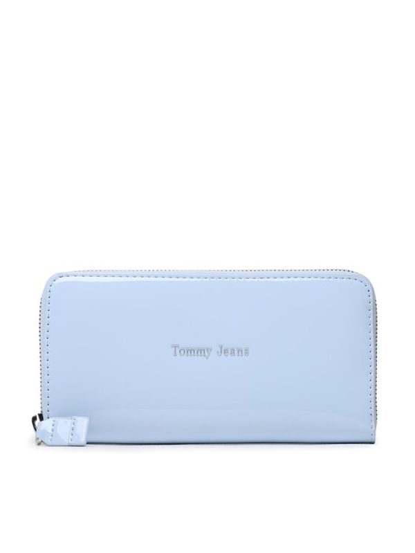 Tommy Jeans Tommy Jeans Голям дамски портфейл Tjw Must Large Za Patent AW0AW14975 Син