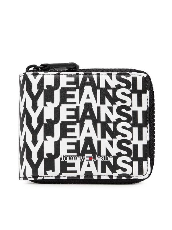 Tommy Jeans Tommy Jeans Голям мъжки портфейл Tjm Essential Zip Wallet Logom AM0AM10794 Бял