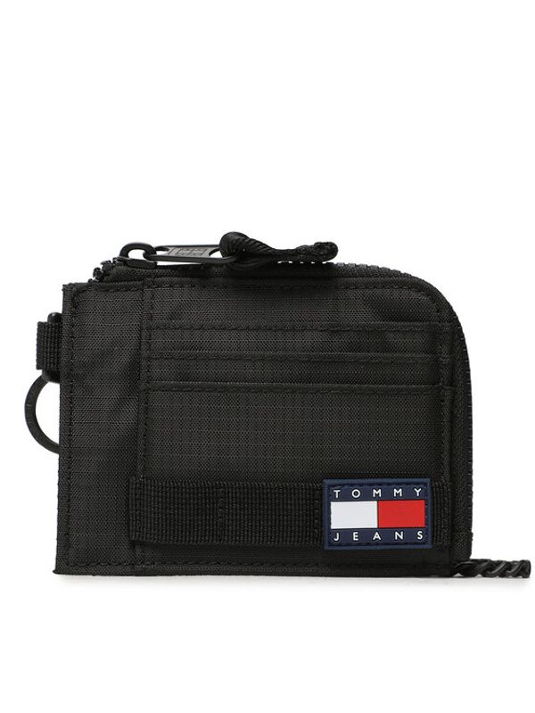 Tommy Jeans Tommy Jeans Голям мъжки портфейл Tjm Skater Boy Hanging Wallet AM0AM11209 Черен