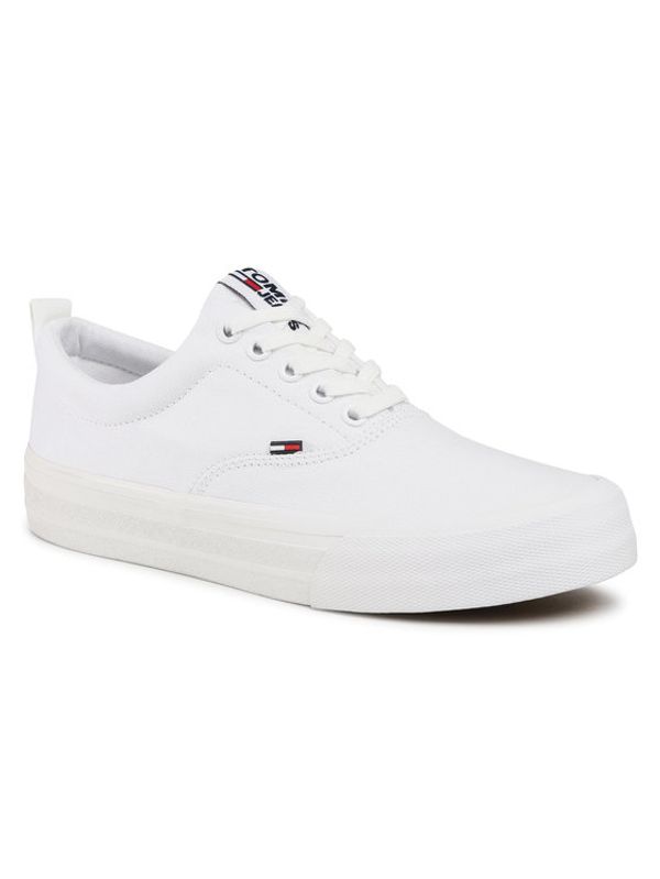 Tommy Jeans Tommy Jeans Гуменки Classic Tommy Jeans Sneaker EM0EM00530 Бял