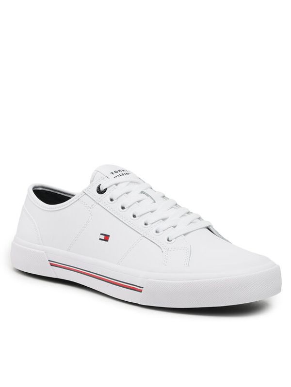 Tommy Jeans Tommy Jeans Гуменки Core Corporate Vulc Leather FM0FM04561 Бял
