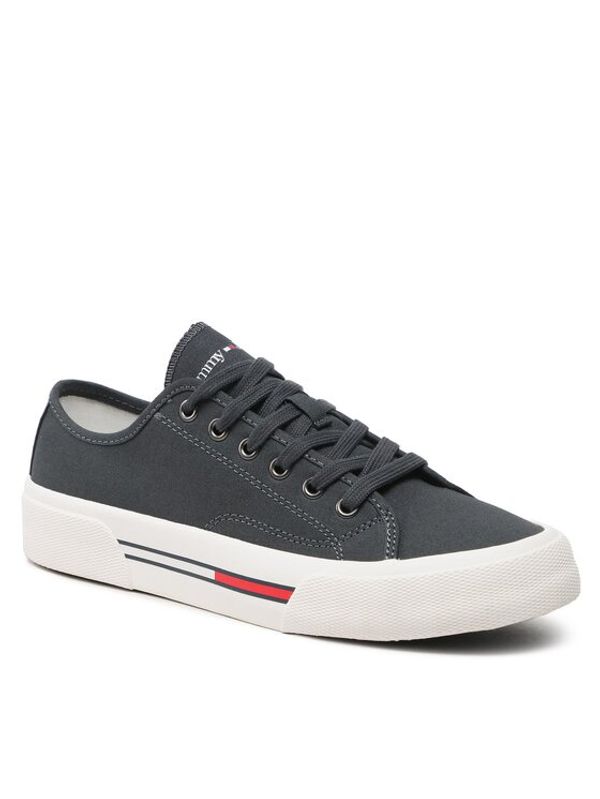 Tommy Jeans Tommy Jeans Гуменки Lace Up Canvas Color EM0EM01155 Сив
