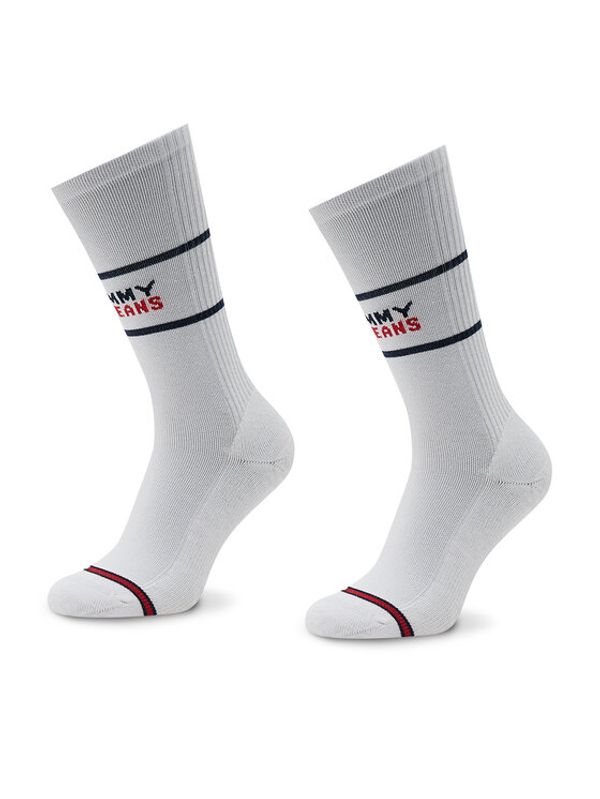 Tommy Jeans Tommy Jeans Комплект 2 чифта дълги чорапи мъжки 701218704 Бял