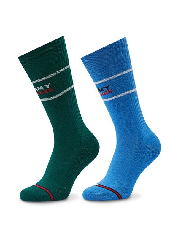 Tommy Jeans Tommy Jeans Комплект 2 чифта дълги чорапи мъжки 701218704 Цветен