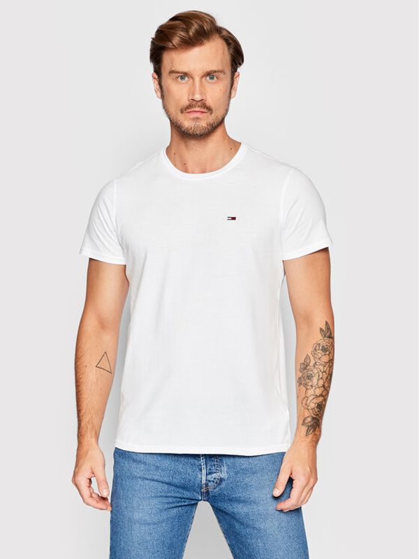 Tommy Jeans Tommy Jeans Комплект 2 тишъртки DM0DM15381 Бял Slim Fit